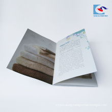 Commercial colorful perfect binding brochure printing for company